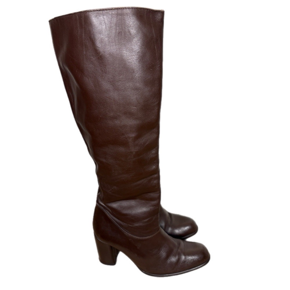 Bronx Styled By‎ Dijkmans Boots Womens Size 39 Brown Made In Italy Y2K Groovy